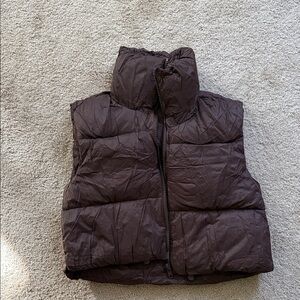 Brown Puffer Vest